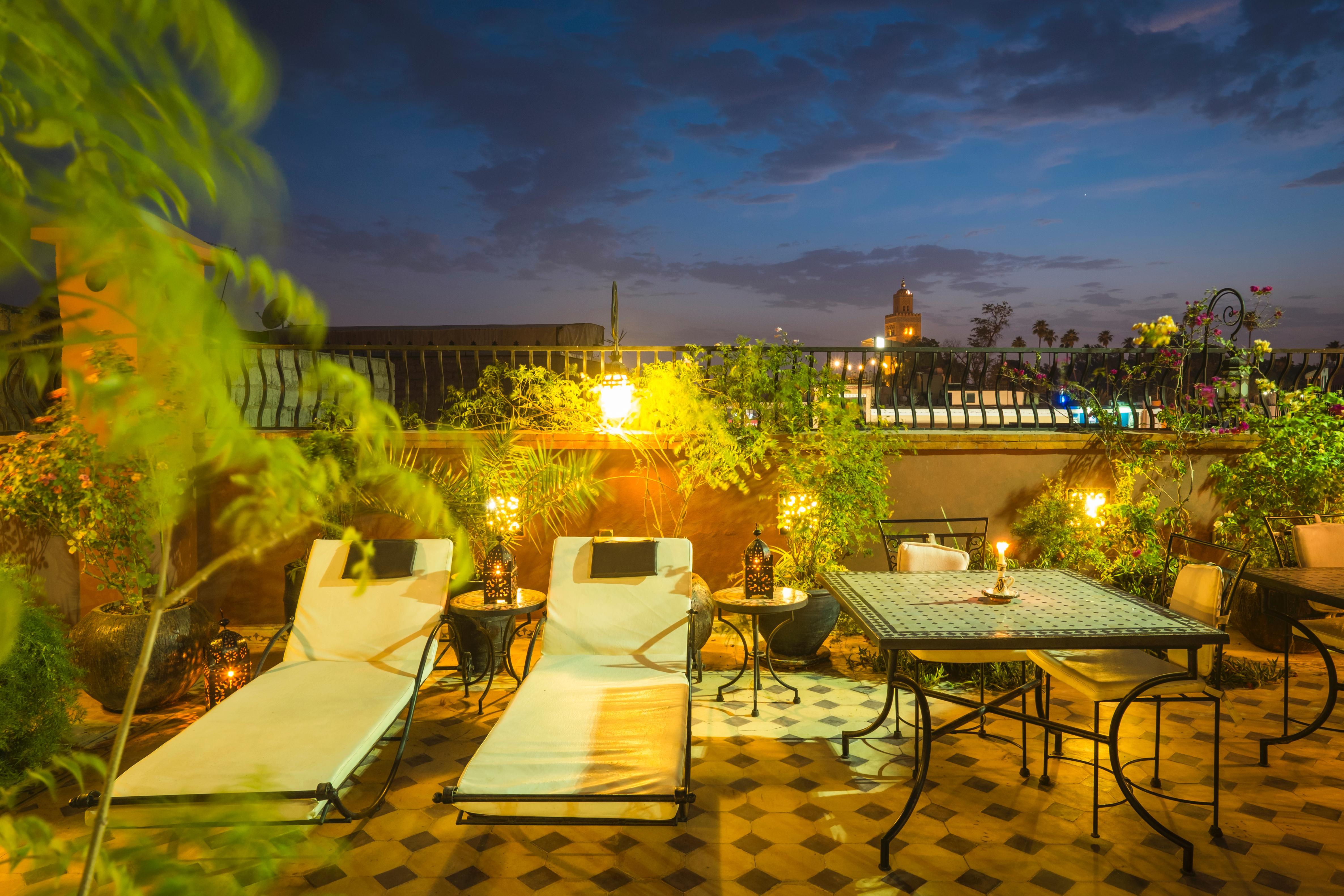 Riad Hamdane Et Spa Marrakesh Restaurante foto